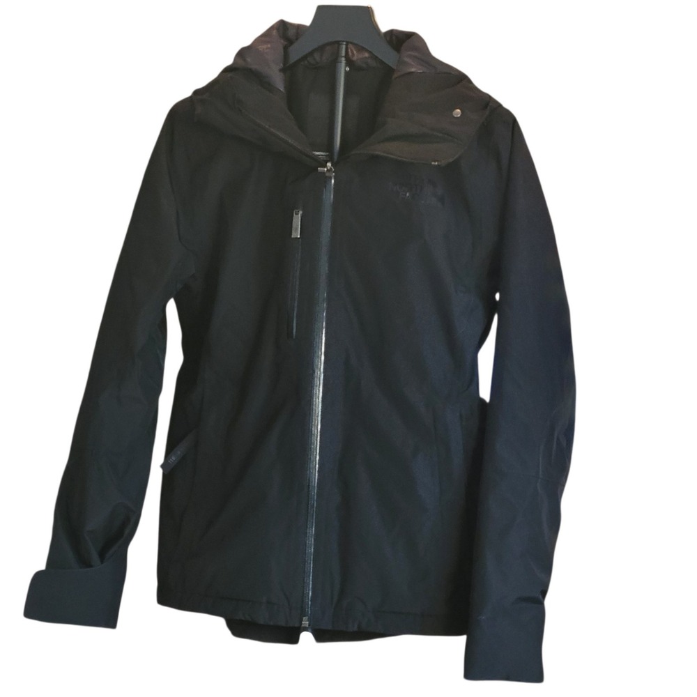 The North Face Descendit Jacket Womens Small Black DryVent Shell Ski Snow